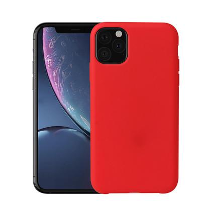 China Trend 2020 New Product Model Mobile Accessories Liquid Silicone Cell Phone Case For Iphone 11 Pro Max Back Cover With Soft Microfiber Lining for sale