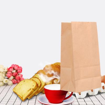 China Popular Recycled Materials Accepts Printing Custom Recyclable Kraft Paper Food Bags for sale