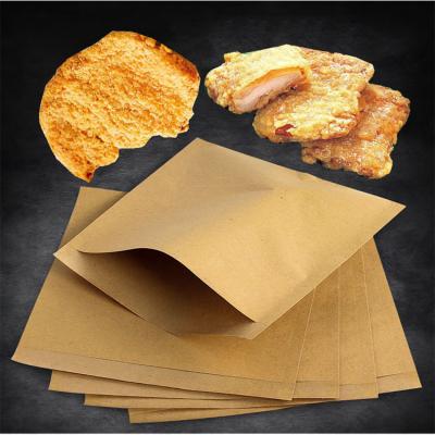 China Recycled Materials Dipped Oil Proof Bag Hamburger Paper Bag Food Packaging Bag Customized for sale