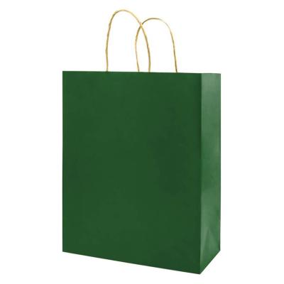 China Recycled Materials Kraft Paper Custom Portable Foldable Shopping Bag With Paper Handle for sale