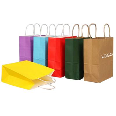 China Recycled Custom Paper Gift Bag From Logo Print Luxury Packaging Materials Factory Shopping for sale