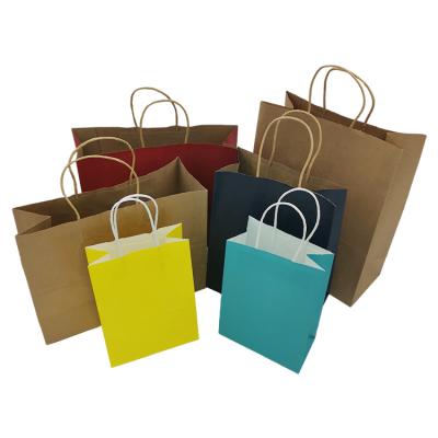 China Cheap Price Recycled Materials Carry Custom Tote Bag Foldable Made Kraft Paper Shopping Bag With Handle For Woman Gift Jewelry for sale