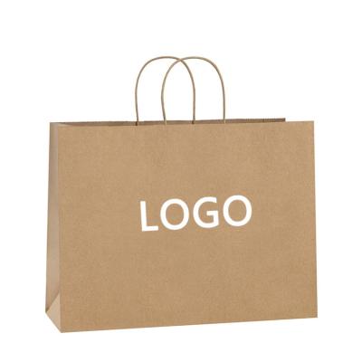 China Low MOQ Recycled Heavy Duty Clothing Shopping Bag Custom Materials Paper Tote Bag for sale