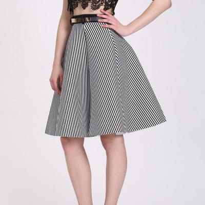 China Latest Plus Size Skirt Design Cheap Price Polyester Women Skirt for sale