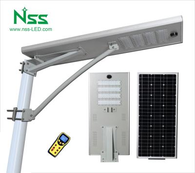 China Solar Light Outdoor Fast Delivery 3 Years Warranty High Lumens IP65 Waterproof 60w Spring Powered Led All In One Solar Garden Street Lights Outdoor for sale