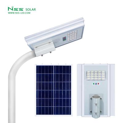 China ROAD Strong Lumens 100w LED All In One Integrated Solar Street Light Lighting Lamp System Price List for sale