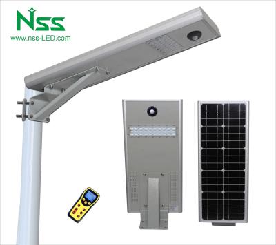 China Hot sale ROAD 30w motion sensor ip66 solar panel all in a yard solar garden led outdoor street lights for sale