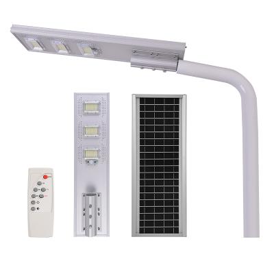 China Residential Factory Direct Sale 150w Outdoor Waterproof Solar Powered Motion Sensor Led All In One Street Solar Light Lights for sale