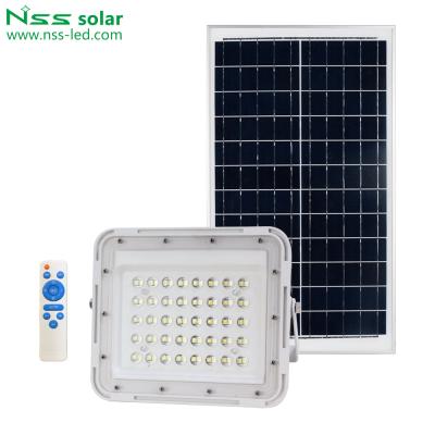 China Modern Outdoor Light Fixtures 50w Powered Outdoor Garden Wall Sensor Home Flood Lights Waterproof Solar Powered Ignition for sale