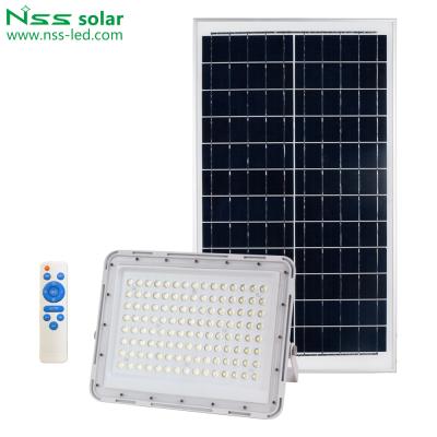 China Modern Outdoor Solar Led Light Fixtures 150W Power Energy Garden Wall Sensor Home Flood Lights Lighting NSS 100 80 Modern Solar Outdoor Light Fixtures Residential for sale