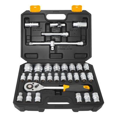 China 50BV30 DIY Tool Kit Repair Socket Wrench Set 32pcs WORK SITE Socket Set Combination CrV for sale