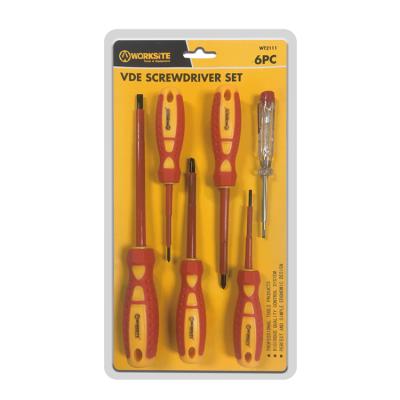 China Household Tool Kit Construction Site Mini Hand Tools Precision Screwdriver Set 6Pcs Repairing Screwdriver Set for sale