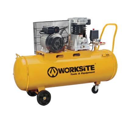 China OIL-LESS WORKSITE Customized 100L Oil Free Air Compressor Pump Up High Pressure Portable Industrial Electric 125PSI Air Compressor for sale