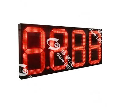 China Photo Media Led Gas Price Sign Remote Control High Definition Display Panel Outdoor for sale