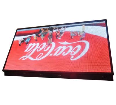 China 5mm Pixel Pitch Cabinet de hierro laminado en frío P5 Exterior doble cara LED de publicidad en venta