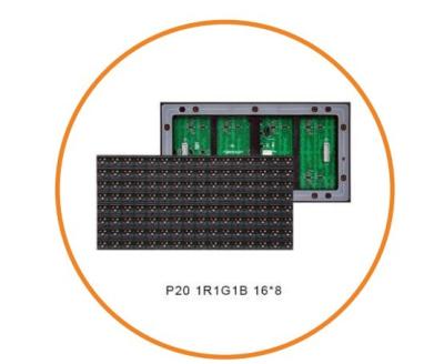 China RGB LED Module For Billboard Panel Screen 8x16 P20 Outdoor 7000-7500cd/Sqm for sale