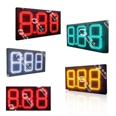 Κίνα 8000cd/m2 Υψηλή φωτεινότητα Άλλα Pixel Pitch IP65 LED Gas Sign 8.88 για εξωτερική οθόνη προς πώληση