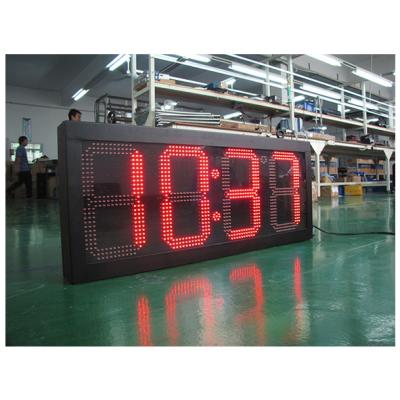 China IP65 Waterproof Red LED Panel for Time and Temperature Display Outdoor Applications for sale