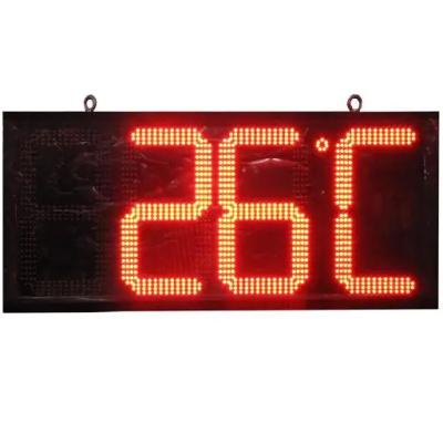 China Digital Wall Clock with Temperature and Humidity Display Large LED Screen Table Clock zu verkaufen