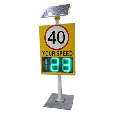 China 24GHz Portable Solar Radar Sensor LED Speed Limit Sign for 12V D/C Viewing Angle ≥30° for sale