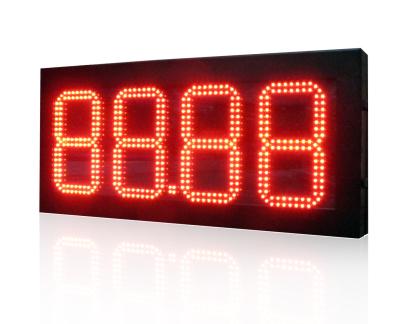 中国 18 Inches Digital LED Gas Signs 7 Segment IP65 Outdoor with Digit Height 8