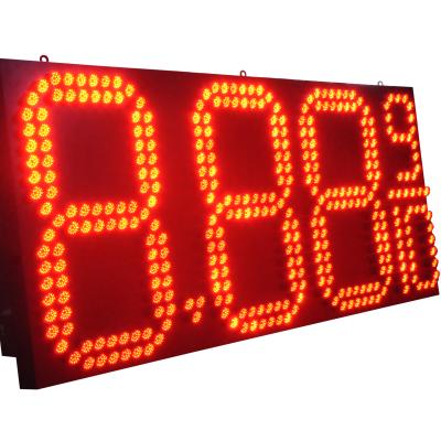 China 8.889 10 LED Gas Board 8 Level Auto-Dimming 60HZ 50HZ Led Message Board zu verkaufen