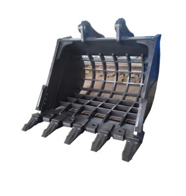 China Construction worksÂ   China Construction Machinery Custom Heavy Rock Grill Excavator Bucket for sale