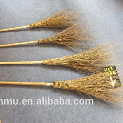 China Hot Halloween Floor China Bamboo Decoration Broom For Broom Handle 2017 Natural Wood Material Broom Handle for sale