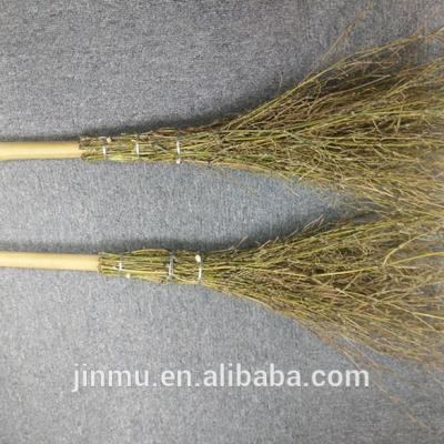 China China Wholesale High Quality Floor Craft Field Broom Bamboo Broom One Handles for sale