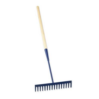 China Garden Rake Stainless Steel Garden Rake With Wooden Handle, Cultivating Rake for sale