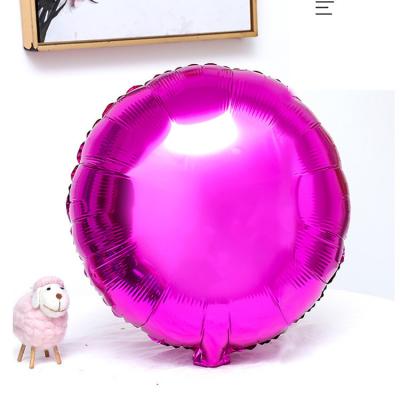 China Factory price of YH gift toy Globo Party Layout Round Balloons 18 inch aluminum foil for sale