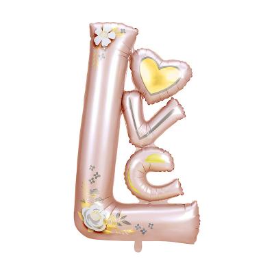 China United Gift Toy YH Love Balloon LOVE Valentines Day Wedding Party Decoration Globos LOVE Large for sale