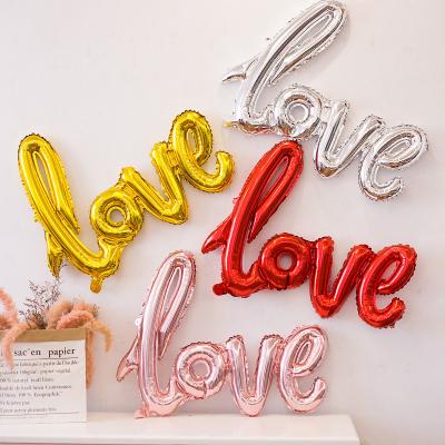 China Gift Toy YH Supplier Big Globos Love Valentines Day Wedding Party Decoration United Love Balloons for sale