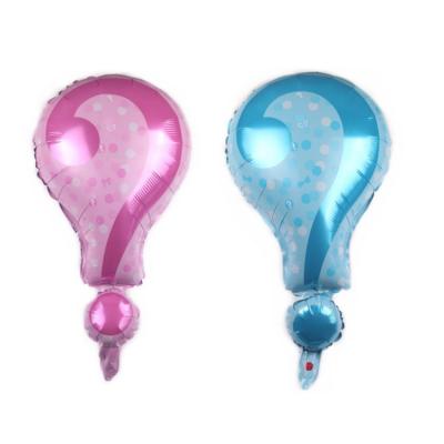 China Blue Pink Mark Ballon globo revelacion gift toy YH big question genero gender reveal balloons for sale