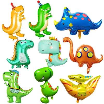 China Gift Toy YH dinosaurios globos Children's Day Birthday Party Decoration Foil Dinosaur Balloons for sale