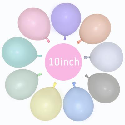 China Wholesale 10 Inch Latex Balloons 2.2g Macaron Gift Toy YH Wedding Decorations Globos Latex for sale