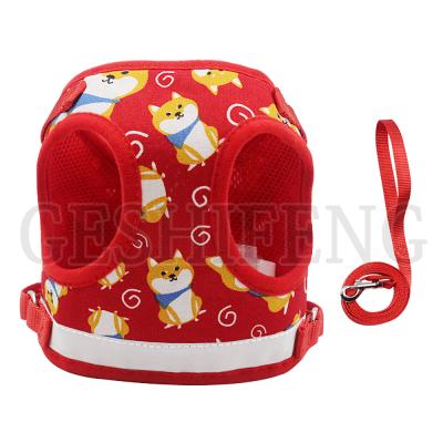 China Safe Shipping Deluxe Pet Leash Quick Release Drop All In One Pet Harness Clothes for sale