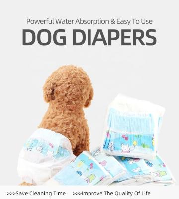 China 2022 Wholesale RTS Ultra Soft Dog Stocked Disposable Comfortable Pet Diapers For Dog for sale