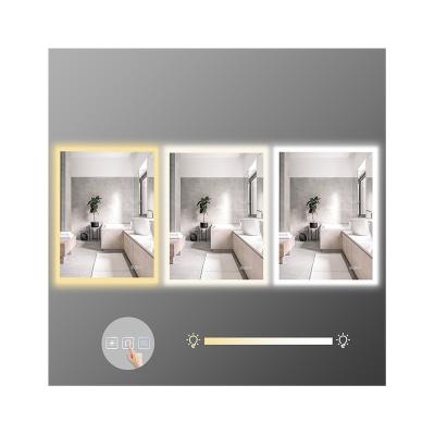 China Luminous Factory Direct Hd Led Switch Backlit Home Touch Screen Mirror Bathroom Smart Defog Mirror for sale