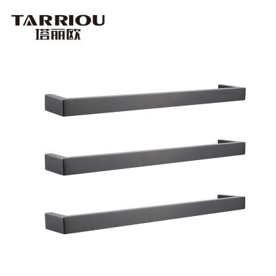 China Heater TARRIOU Gunmetal Gray Single Bar Heated Towel High End Rail With CE for sale