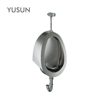 China Factory Supply Modern Wall-hung 304 Stainless Steel Urinal For Male for sale