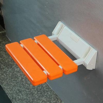 China YUSUN Modern ABS Plastic Folding Wall Mounted Shower Seat For Bathroom for sale