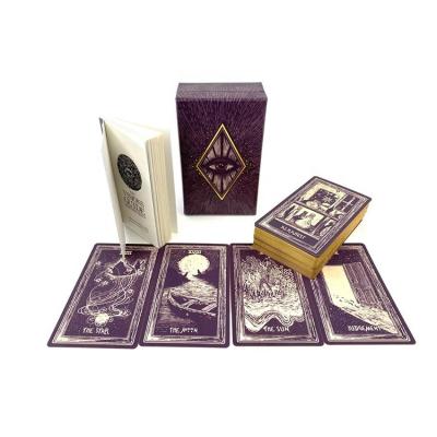 China High Quality Paper Fashion Tarot Deck Deck Cards With Guides for sale