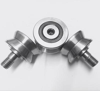 China Factory RV30C Stud Type V Groove Guide Wheel V Groove Track Roller Bearing For V Profile Track Or Cylindrical Track for sale