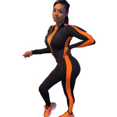 China One Piece Workable Yoga Women Jumpsuit Girls Jump Suit Long Sleeve Fitness Ladies Jumpsuit Female 2018 for sale