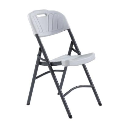 China Modern Metal Folding Dining Chairs Outdoor Camping Stackable Plastic Wedding Restaurant Chairs for sale