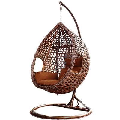 China Enjoy Outdoor Wicker Hanging Swing Chair Rattan Hanging Chair for sale