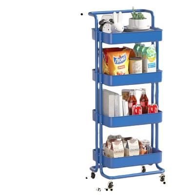 China Modern Storage Rack With Wheels Miniature Dollhouse Furniture Shelf Shelf Storage Display Rack for sale