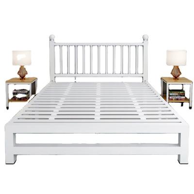 China Steel Bed Frame (Height) 1.5m Modern Design Adjustable Double Bed Steel Frame Furniture for sale