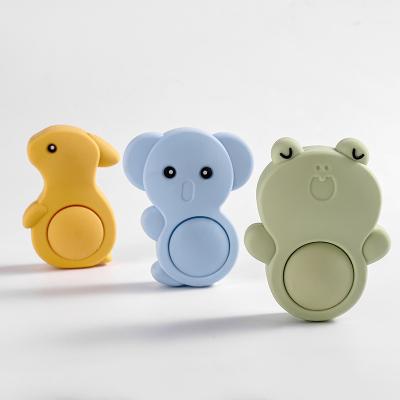 China Modern Door Handle Bumper Pad Stoppers Silencer Crash Guard Pad Cute Cartoon Silicone Self Adhesive Door Stopper for sale